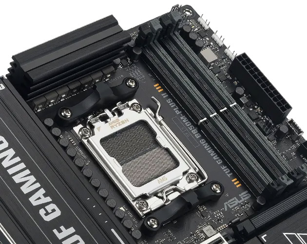 ASUS TUF GAMING B850M-PLUS II 8000MHz (OC) DDR5 Soket AM5 M.2 HDMI DP mATX Anakart h9