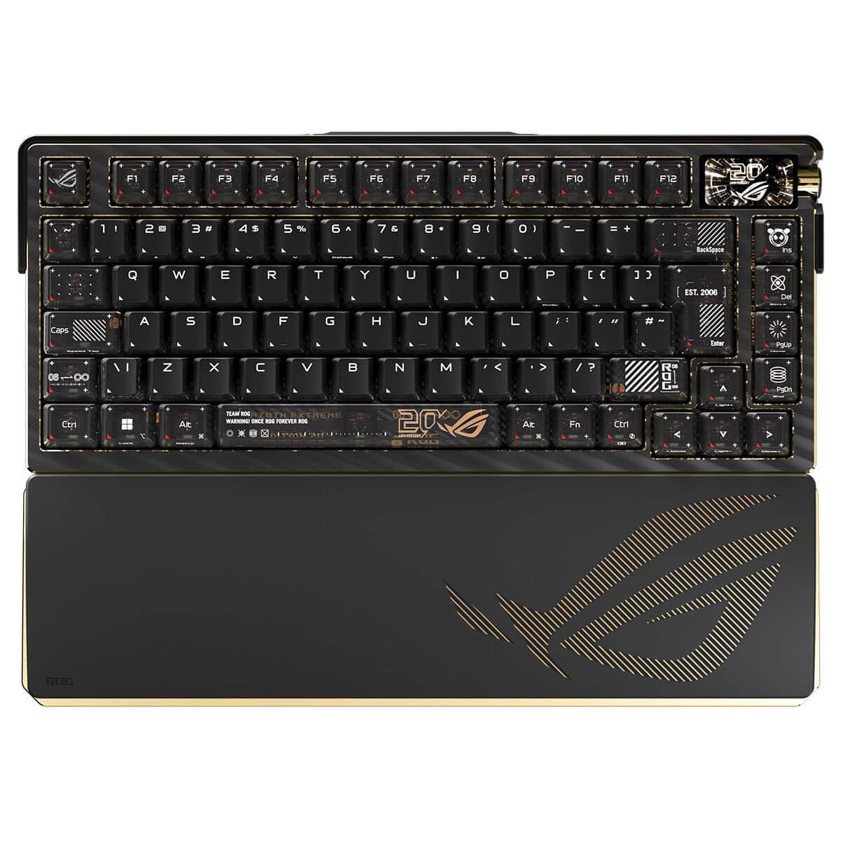 Asus Rog Azoth Extreme Edition 20. Yıl Nx Mekanik Switch 8k Hz Hotswap Rgb Kablosuz Türkçe Gaming Klavye 1