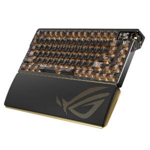 ASUS ROG Azoth Extreme Edition 20. Yıl NX Mekanik Switch RGB Kablosuz Türkçe Gaming Klavye, şık tasarım ve yüksek performanslı oyun deneyimi sunar.