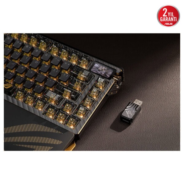 Asus Rog Azoth Extreme Edition 20. Yıl Nx Mekanik Switch 8k Hz Hotswap Rgb Kablosuz Türkçe Gaming Klavye 8