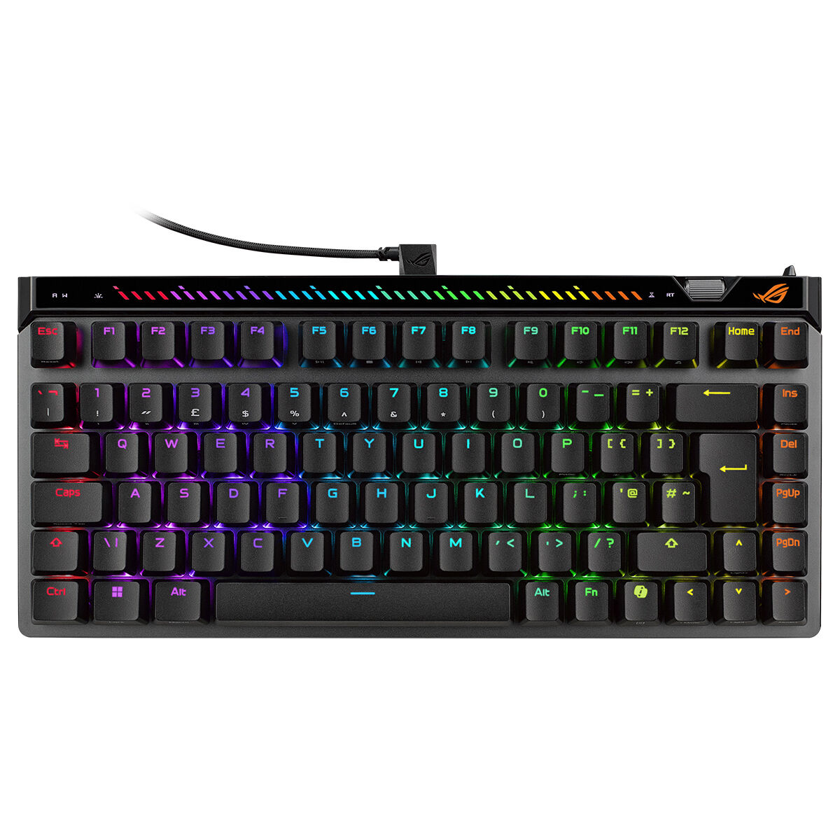 Asus Rog Falchion Ace 75 He Rog Hfx V2 Manyetik Switch 8k Hz Hotswap Rgb Turkce Gaming Klavye Fc1