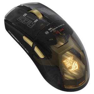 ASUS ROG Harpe II Extreme Edition 20. Yıl Gaming Mouse, şık tasarım ve gelişmiş özelliklerle donatılmış yüksek performanslı oyun faresi.