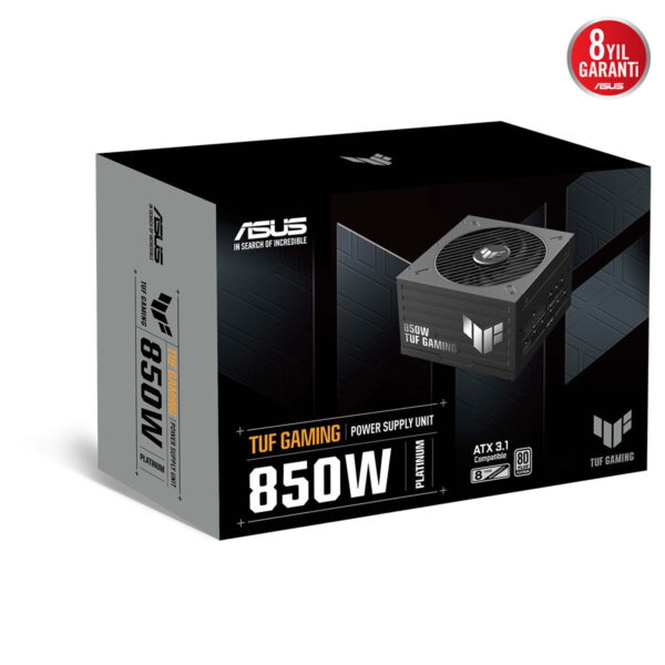 Asus Tuf Gaming 850p 850w 80+platinum Pcie 5.1 Atx 3.1 Güç Kaynağı 15