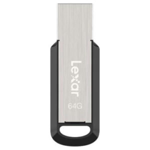 Lexar JumpDrive M400 64GB USB 3.0 bellek, şık ve dayanıklı tasarımıyla yüksek hızlı veri aktarımı sağlar.