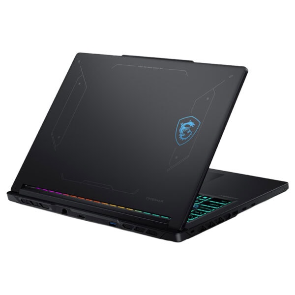 MSI CROSSHAIR A16 HX oyun dizüstü bilgisayarı, şık tasarımı ve gelişmiş özellikleriyle dikkat çekiyor.