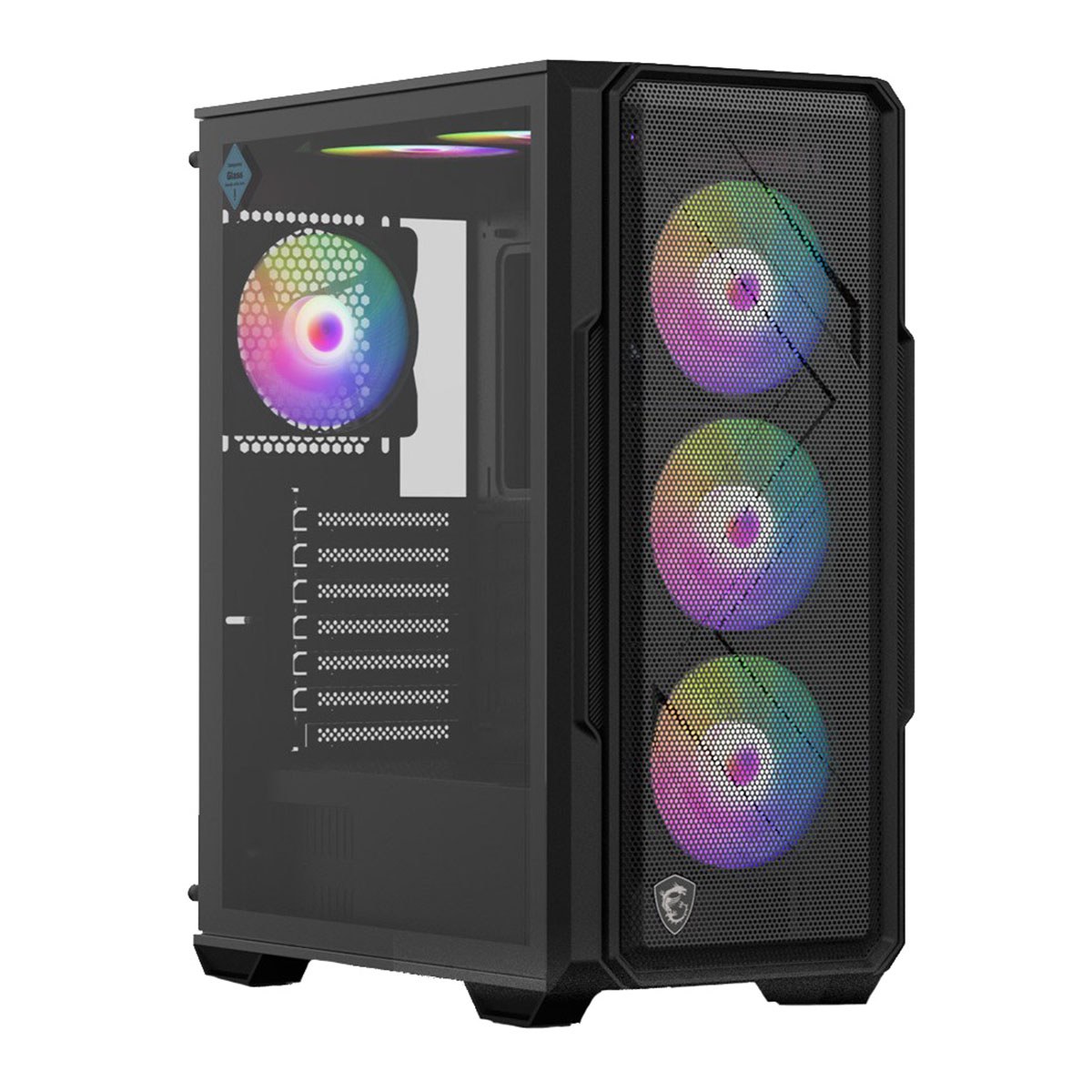 Msi Mag Forge 151a B75 Pcie5 Ii 6x120mm Rgb Fan Temperli Cam Mag A750bn 80+ Bronze Mid Tower Atx Gaming Kasa 1