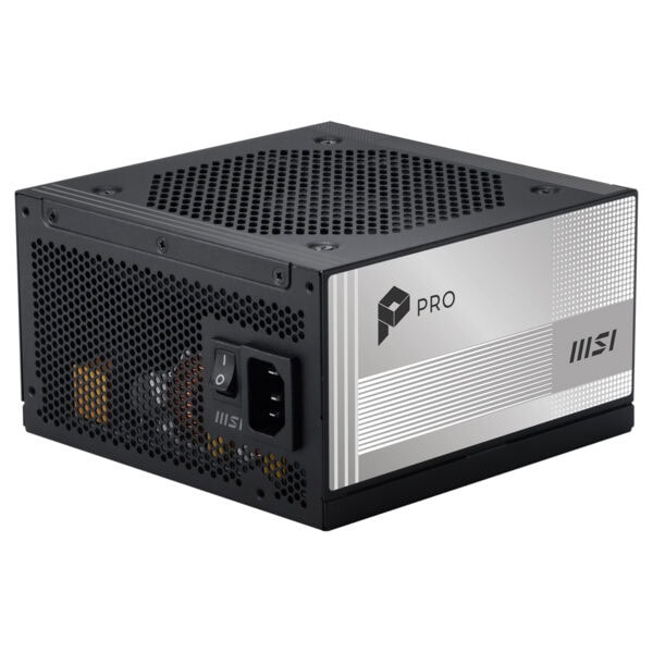 MSI PRO A1000PL 1000W 80+ Platinum PCIe 5.1 güç kaynağı, yüksek verimlilik ve dayanıklılık sağlayan modüler tasarım.
