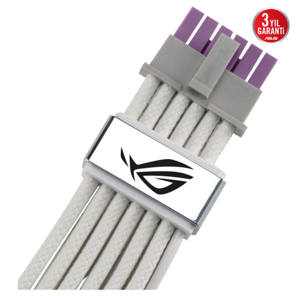 Rog Equalizer White Edition Pcie 5.0 12v 2x6 Ekran Kartı Güç Kablosu 3