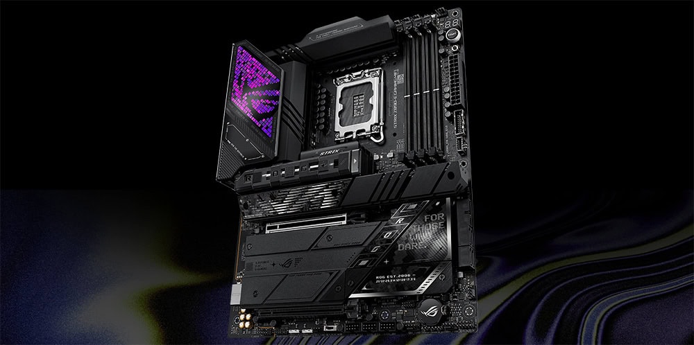 ROG Strix Z890-E Gaming WiFi asus-rog-strix-z890-e-gaming-wifi-8800mhz-oc-ddr5-soket-lga1851-m-2-hmdi-dp-atx-anakart