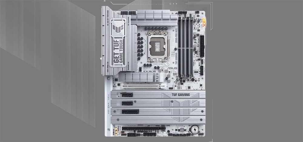 TUF Gaming Z890-Pro WiFi asus-tuf-gaming-z890-pro-wifi-9066mhz-oc-ddr5-soket-lga1851-m-2-hdmi-dp-atx-anakart