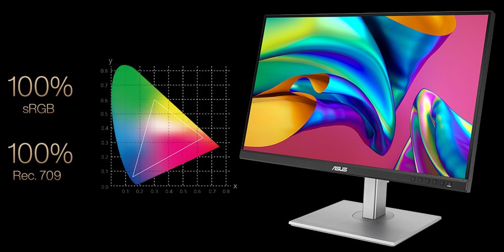 ASUS ProArt PA278CV 27 inç 75Hz 5ms 2K WQHD FreeSync IPS Pivot Monitör h2