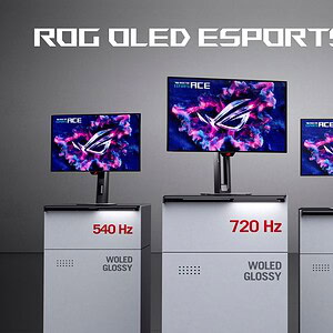 Dünyanın en hızlı OLED oyuncu monitörleri ASUS ROG Swift serisi, farklı yenileme hızlarıyla yüksek performans sunuyor.