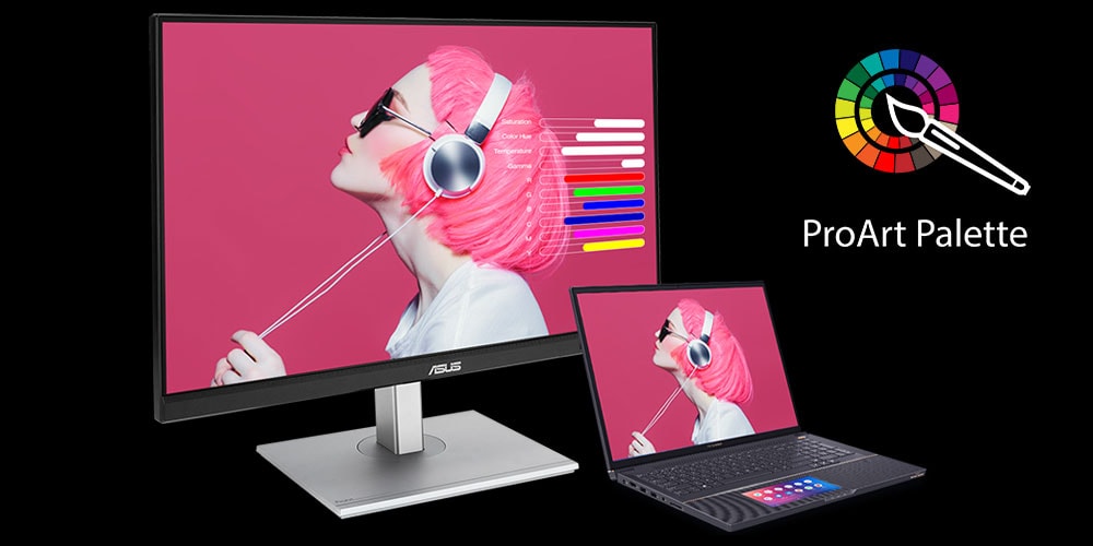 ASUS ProArt PA278CV 27 inç 75Hz 5ms 2K WQHD FreeSync IPS Pivot Monitör h6