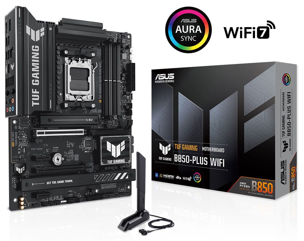 ASUS TUF Gaming B850-PLUS WiFi 8000MHz (OC) DDR5 Soket AM5 M.2 HDMI DP ATX Anakart h1