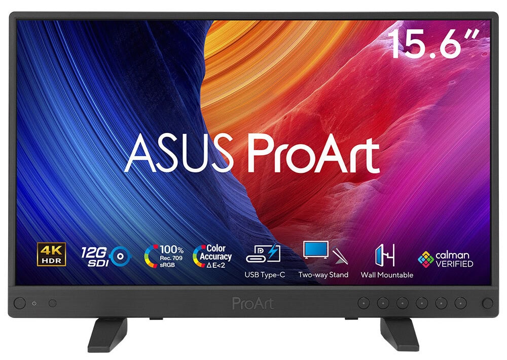 ProArt Display PA16USV ASUS ProArt PA16USV 15.6 inç 60Hz 5ms 4K UHD IPS Taşınabilir Monitör h1