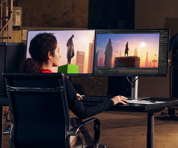 ASUS ProArt PA32QCV 31.5 inç 60Hz 5ms 6K UHD Adaptive Sync IPS Pivot Monitör h3