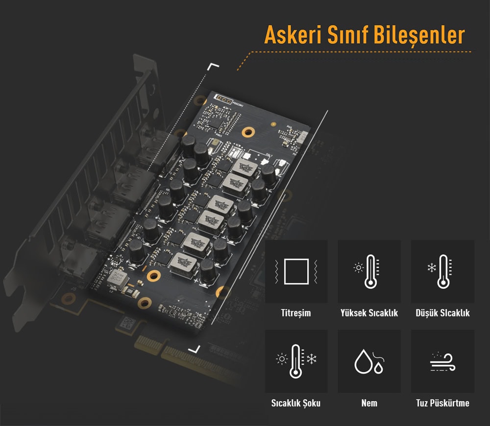 ASUS TUF Gaming GeForce RTX™ 5060 8GB GDDR7 OC Edition ASUS TUF Gaming GeForce RTX 5060 OC 8GB GDDR7 128 Bit DLSS 4 Ekran Kartı h8