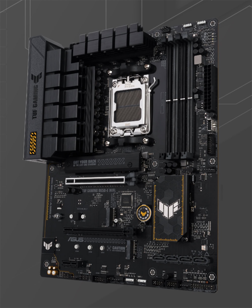 ASUS TUF Gaming B650-E WIFI 8000MHz (OC) DDR5 Soket AM5 M.2 HDMI DP ATX Anakart h2