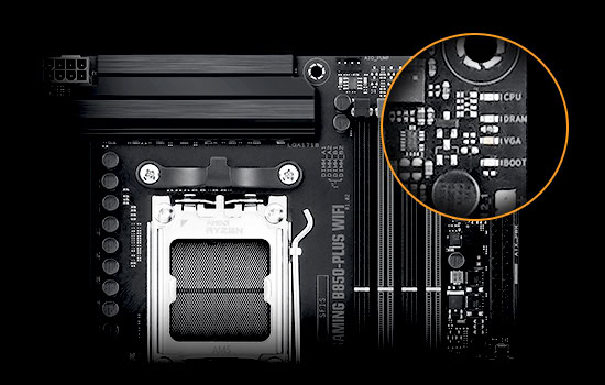 ASUS TUF Gaming B850-PLUS WiFi 8000MHz (OC) DDR5 Soket AM5 M.2 HDMI DP ATX Anakart h13