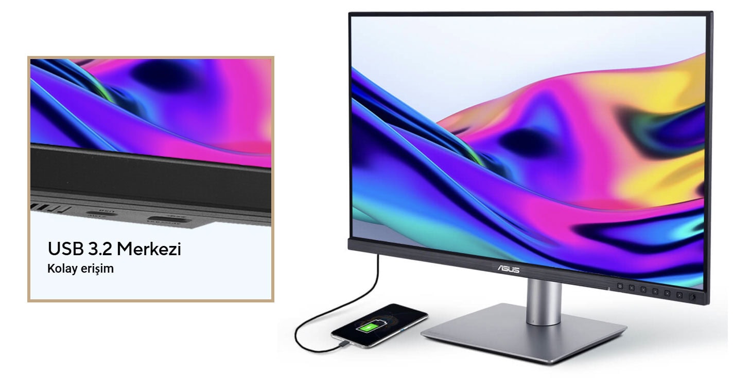 ProArt Display PA27JCV ASUS ProArt PA27JCV 27 inç 60Hz 5ms 5K Full HD Adaptive Sync IPS Monitör h19