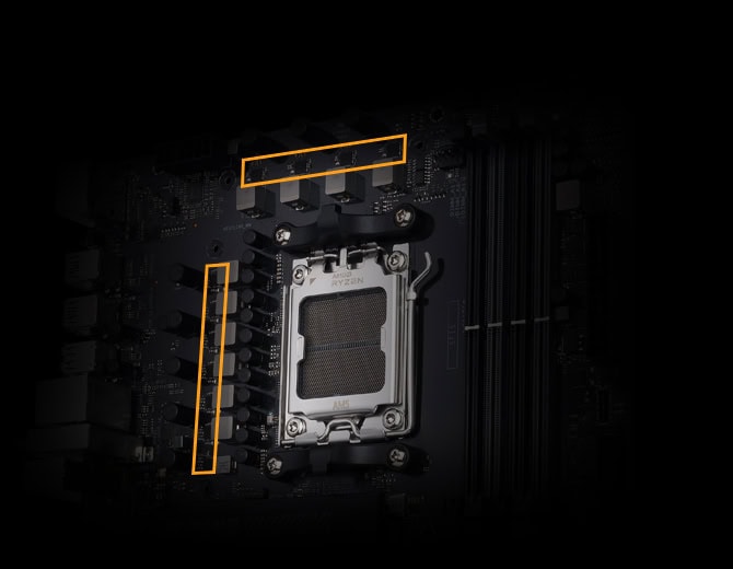 TUF GAMING B650E-E WIFI ASUS TUF GAMING B650E-E WIFI 8000MHz (OC) DDR5 Soket AM5 M.2 HDMI DP ATX Anakart h7
