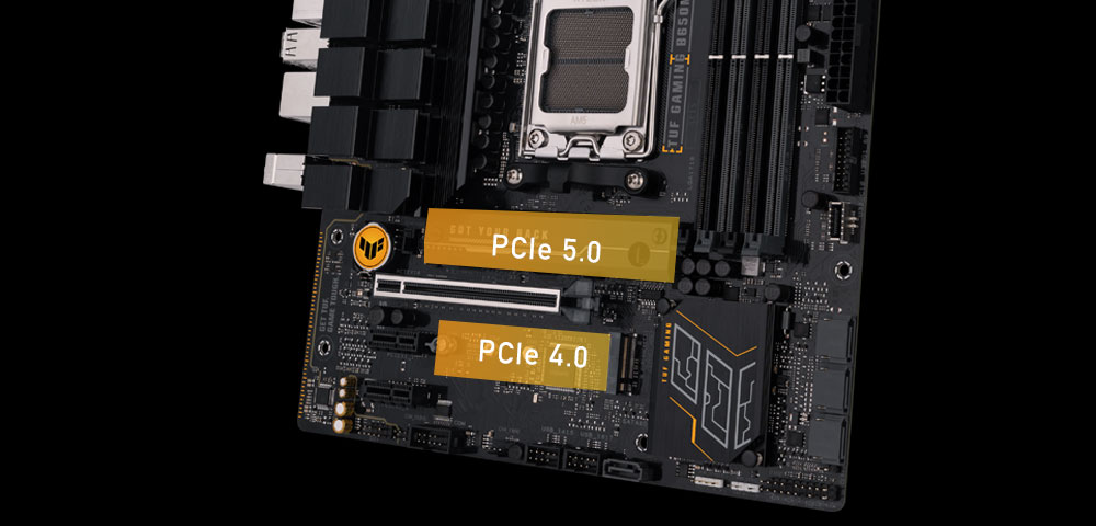 ASUS TUF Gaming B650M-E 6400MHz (OC) DDR5 Soket AM5 M.2 HDMI DP mATX Anakart h10