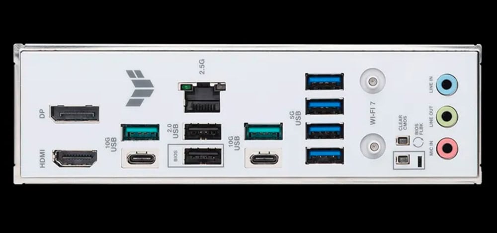 TUF GAMING B850-PRO WIFI7 W NEO ASUS TUF GAMING B850-PRO WIFI7 W NEO 9000MHz (OC) DDR5 Soket AM5 M.2 HDMI DP ATX Anakart h16