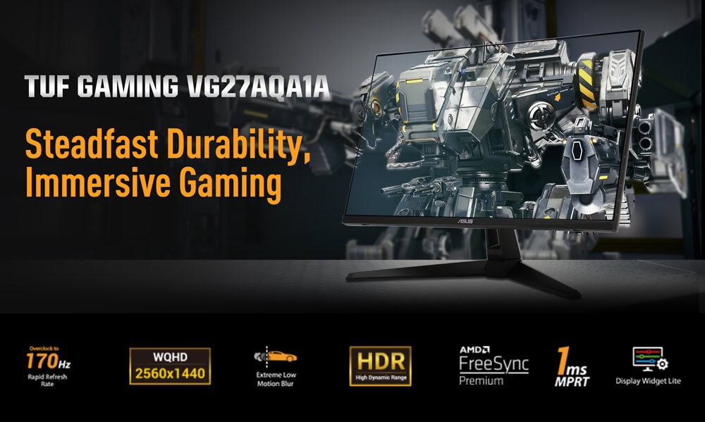 ASUS TUF Gaming VG27AQA1A Monitör h4