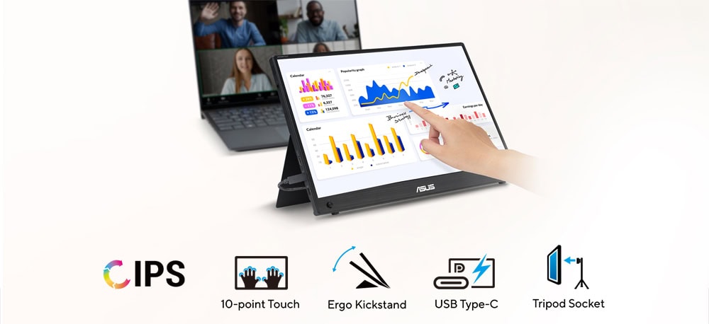 ZenScreen Touch MB16AHT ASUS Zenscreen MB16AHT Monitör yh4