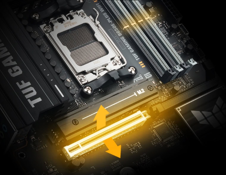 TUF GAMING B650E-PLUS WIFI ASUS TUF GAMING B650E-PLUS WIFI 8000MHz (OC) DDR5 Soket AM5 M.2 HDMI DP ATX Anakart h15
