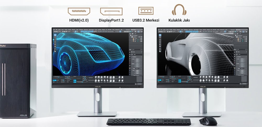 ASUS ProArt PA248QFV 24.1 inç 100Hz 5ms WUXGA Adaptive Sync IPS Pivot Monitör h20