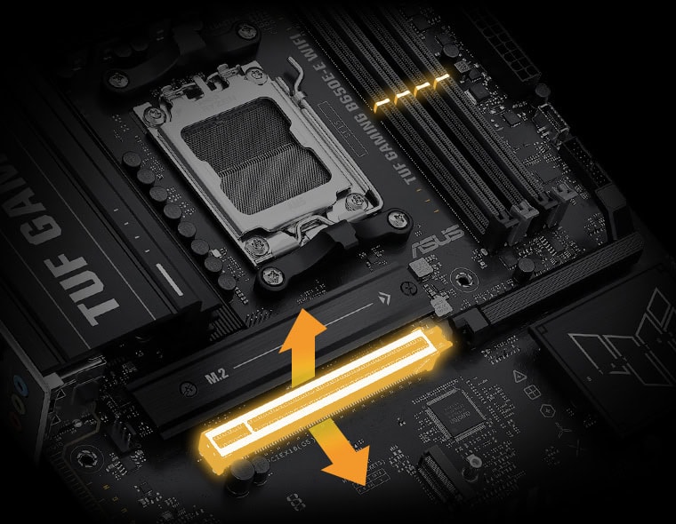 TUF GAMING B650E-E WIFI ASUS TUF GAMING B650E-E WIFI 8000MHz (OC) DDR5 Soket AM5 M.2 HDMI DP ATX Anakart h16