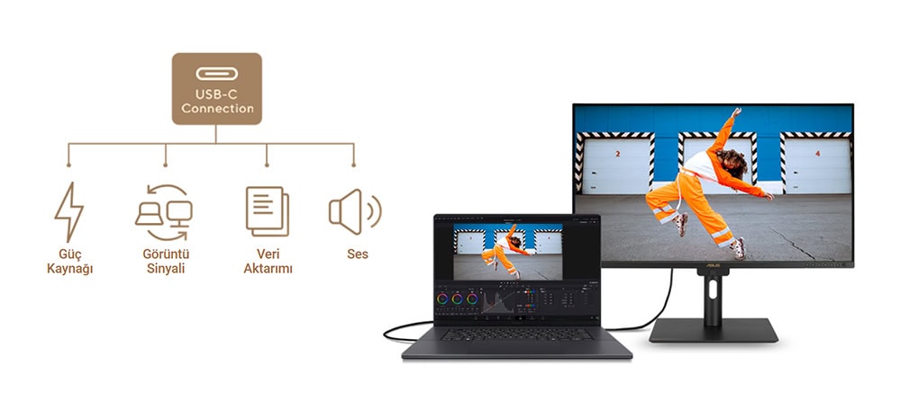 ASUS ProArt PA32UCE 31.5 inç 60Hz 5ms 4K UHD Adaptive Sync IPS Pivot Monitör h20