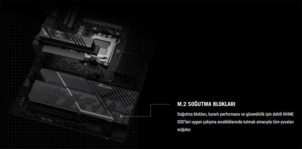 ROG STRIX X870E-H GAMING WIFI7 asus-rog-strix-x870e-h-gaming-wifi7-8000mhz-oc-ddr5-soket-am5-m-2-hdmi-atx-anakart
