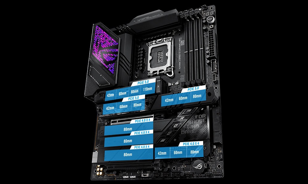 ROG Strix Z890-E Gaming WiFi asus-rog-strix-z890-e-gaming-wifi-8800mhz-oc-ddr5-soket-lga1851-m-2-hmdi-dp-atx-anakart