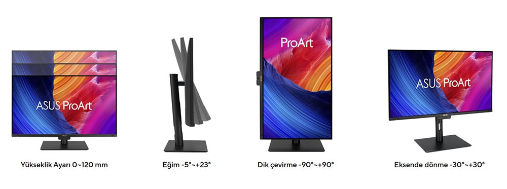 ASUS ProArt PA32UCE 31.5 inç 60Hz 5ms 4K UHD Adaptive Sync IPS Pivot Monitör h24