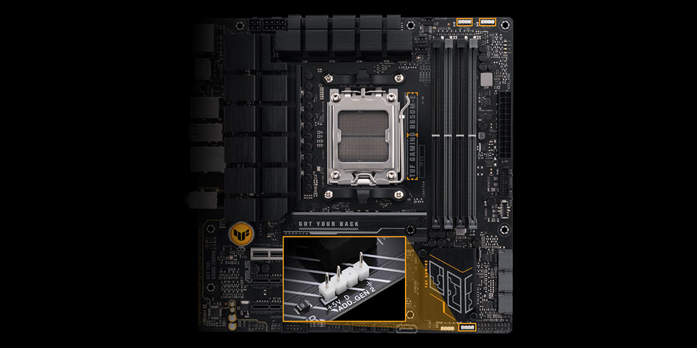ASUS TUF Gaming B650M-E 6400MHz (OC) DDR5 Soket AM5 M.2 HDMI DP mATX Anakart h26