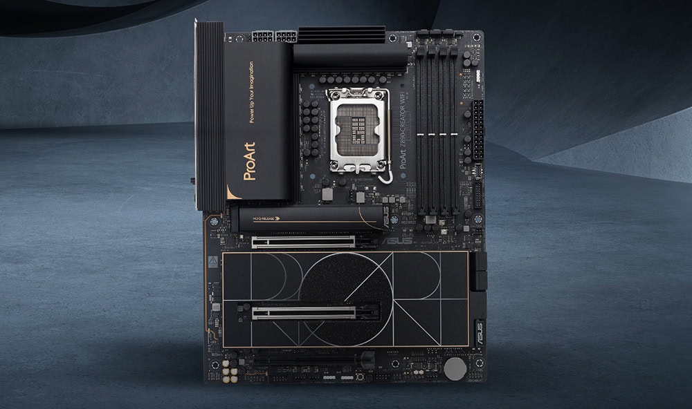 ProArt logoZ890-Creator WiFi ASUS ProArt Z890-Creator WiFi 8600MHz (OC) DDR5 Soket LGA1851 M.2 ATX Anakart h2