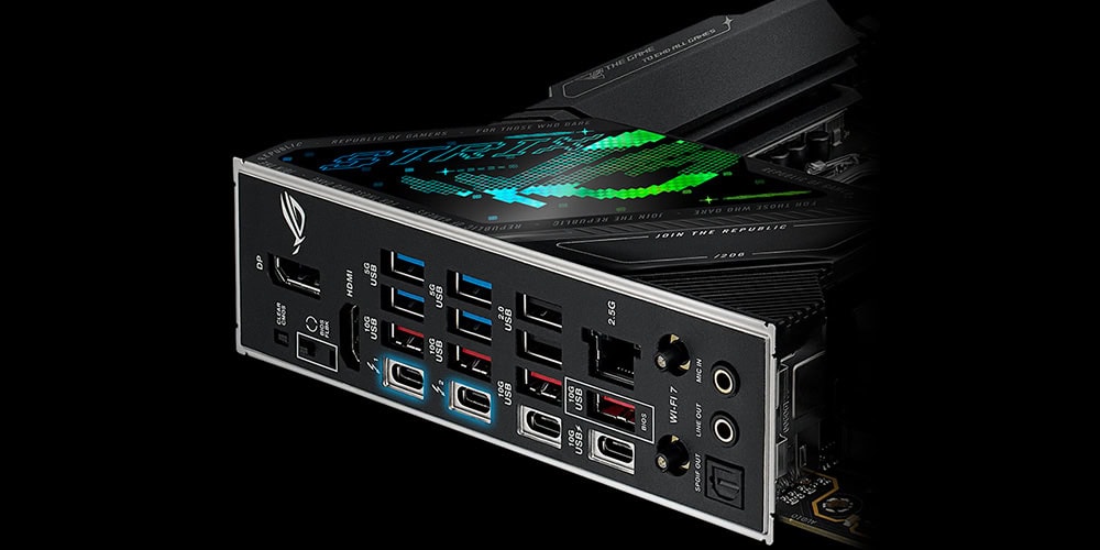ROG Strix Z890-F Gaming WiFi asus-rog-strix-z890-f-gaming-wifi-8600mhz-oc-ddr5-soket-lga1851-m-2-hdmi-dp-atx-anakart