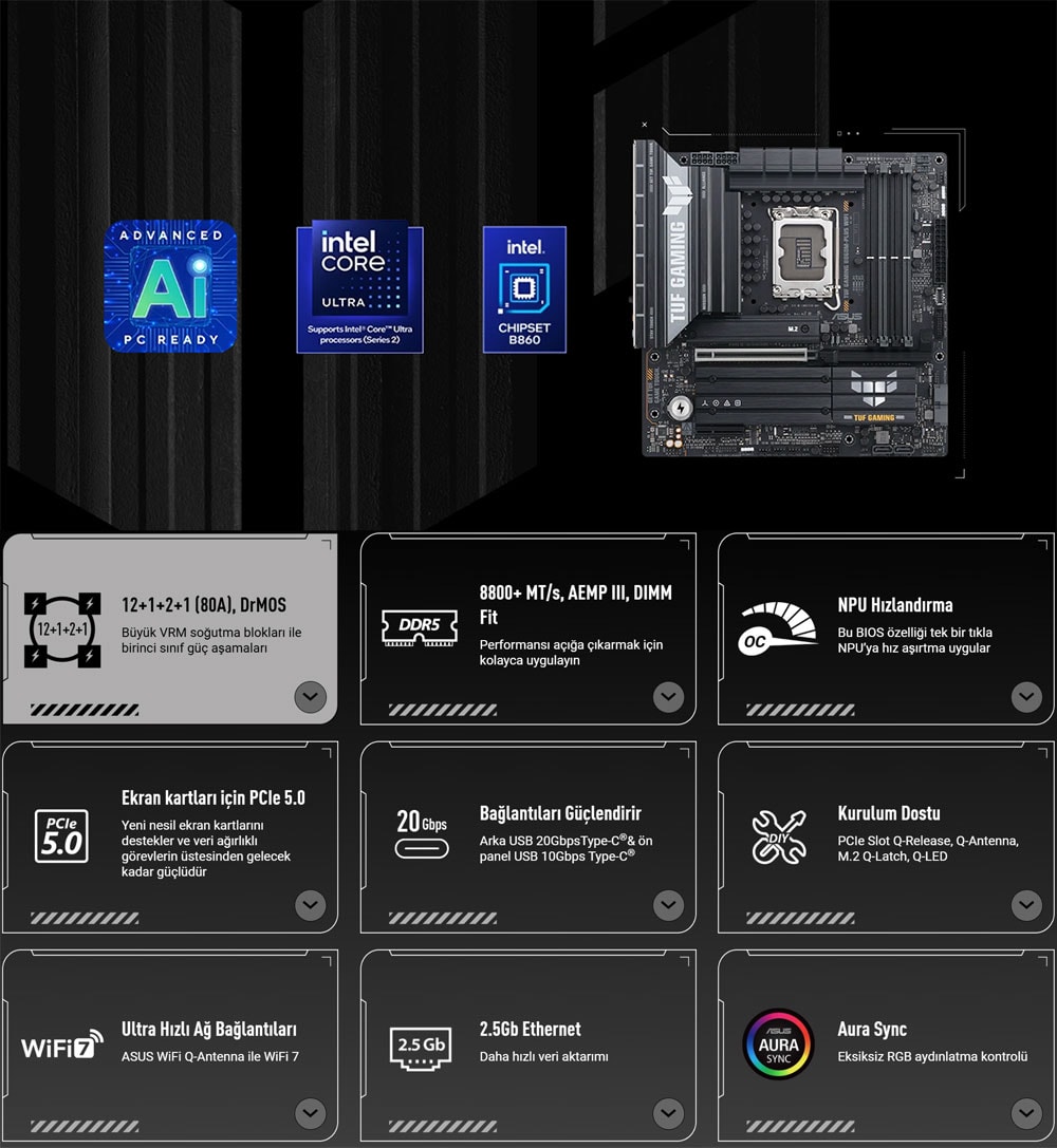 asus-tuf-gaming-b860m-plus-wifi-8800mhz-oc-ddr5-soket-lga1851-m-2-hdmi-dp-matx-anakart