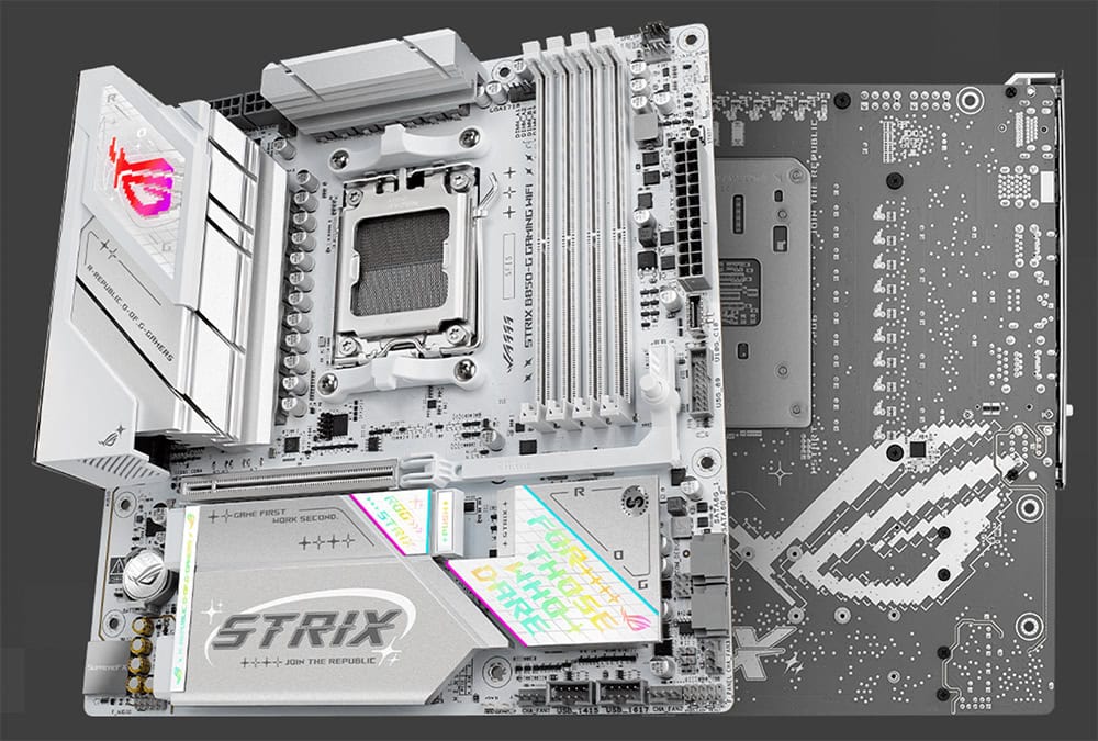 ASUS ROG STRIX B850-G GAMING WIFI 8000MHz (OC) DDR5 Soket AM5 M.2 HDMI DP mATX Anakart h23