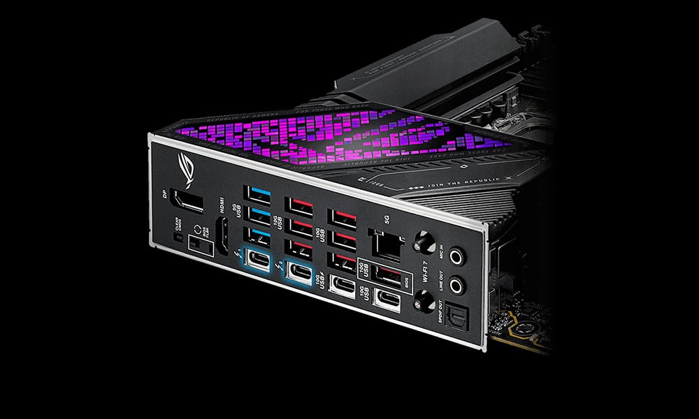 ROG Strix Z890-E Gaming WiFi asus-rog-strix-z890-e-gaming-wifi-8800mhz-oc-ddr5-soket-lga1851-m-2-hmdi-dp-atx-anakart