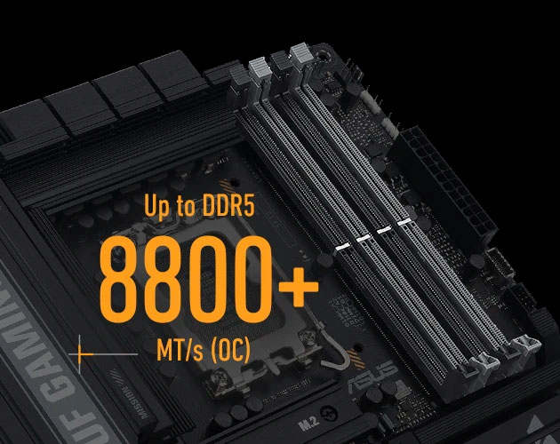 TUF GAMING B860M-PLUS asus-tuf-gaming-b860m-plus-8800mhz-oc-ddr5-soket-lga1851-m-2-hdmi-dp-matx-anakart