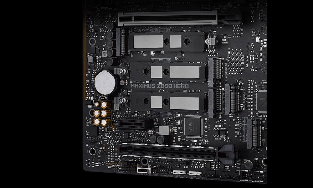 ROG Maximus Z890 Hero asus-rog-maximus-z890-hero-8800mhz-oc-ddr5-soket-lga1851-m-2-hdmi-atx-anakart