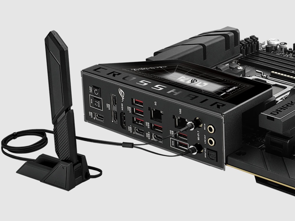ROG CROSSHAIR X870E DARK HERO asus-rog-crosshair-x870e-dark-hero-9600mhz-oc-ddr5-soket-am5-m-2-hdmi-usb4-atx-anakart