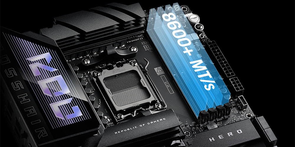 ROG Crosshair X870E Hero asus-rog-crosshair-x870e-hero-8600mhzoc-ddr5-soket-am5-m-2-hdmi-atx-anakart