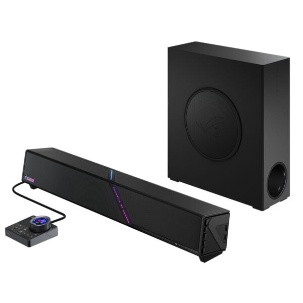 Asus Rog Gjallar Rgb 2 1 2 Surround Dolby Atmos Bluetooth Gaming Soundbar 2
