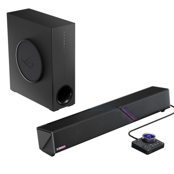 Asus Rog Gjallar Rgb 2 1 2 Surround Dolby Atmos Bluetooth Gaming Soundbar 5