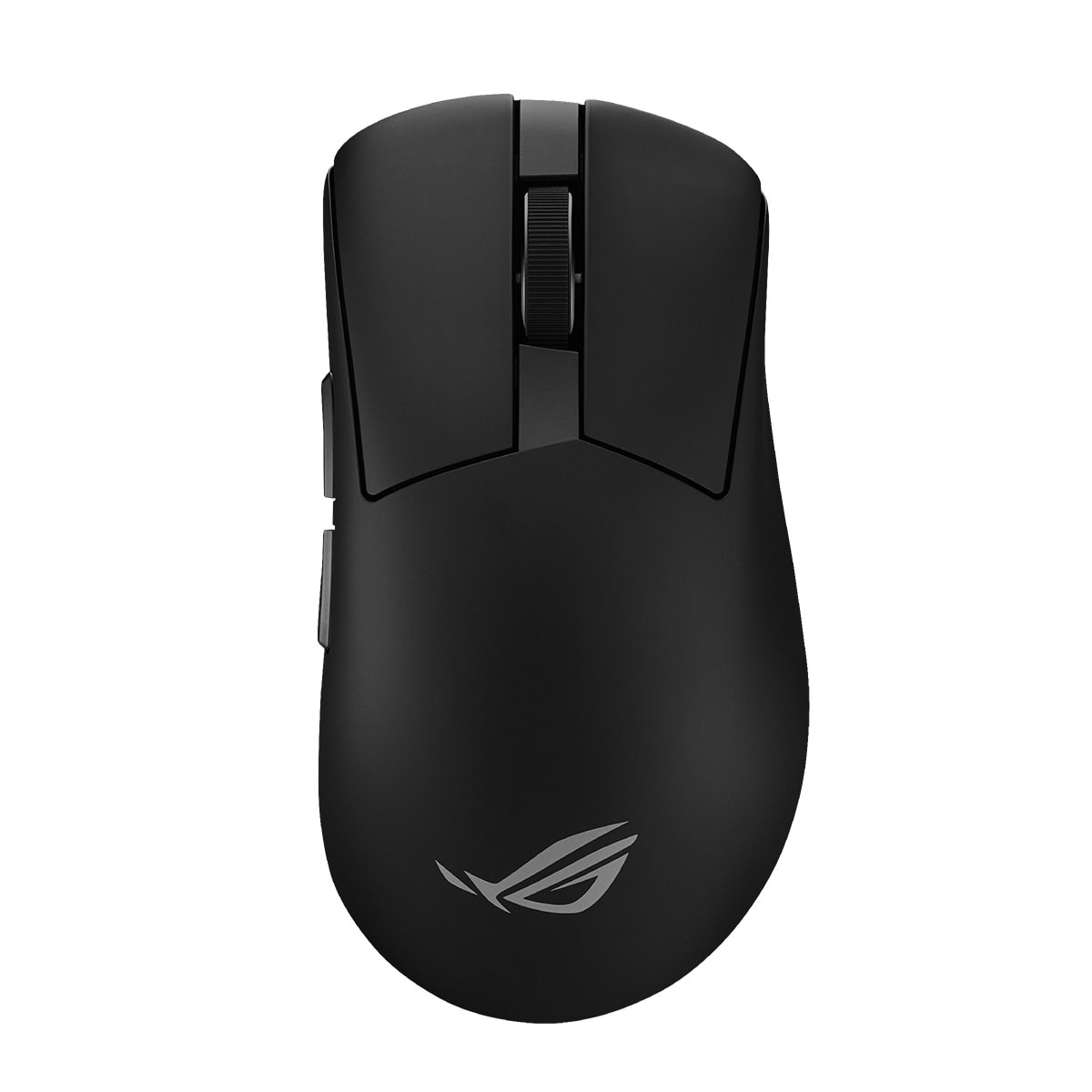 ASUS ROG Gladius IV Ace kablosuz oyun faresi, siyah renkli, ergonomik tasarım ve yüksek hassasiyetli sensör ile dikkat çekiyor.