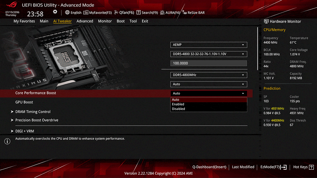 ROG Maximus Z890 Hero asus-rog-maximus-z890-hero-8800mhz-oc-ddr5-soket-lga1851-m-2-hdmi-atx-anakart